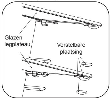 AEG RMB86321NX - Glazen legplateaus - 2