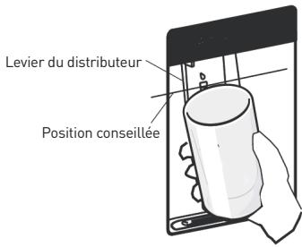 VALBERG SBS 578 WD F DX180C - Utilisation du distributeur d'eau - 1
