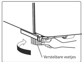 VALBERG SBS 578 WD F DX180C - Het toestel waterpasplaatsen - 2