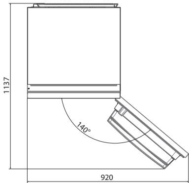 HAIER HDW1620DNPD  -  HDW1620CNPK - Utrymme som kravs - 1