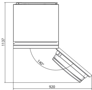 HAIER HDW1620DNPD  -  HDW1620CNPK - Requisitos de espaço - 1