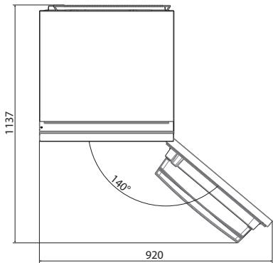 HAIER HDW1620DNPD  -  HDW1620CNPK - Cerinte legate de spatiu - 1