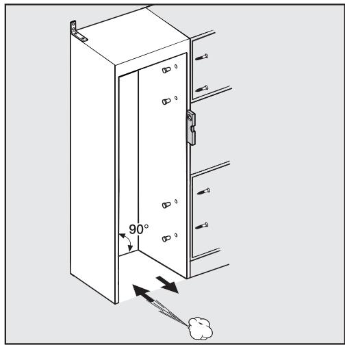 MIELE KF 2912 Vi - Weight of cabinet fronts - 1