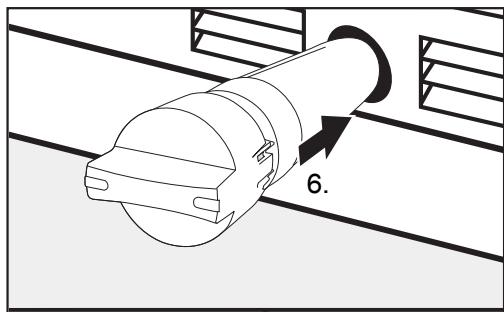 MIELE KF 2912 Vi - Changing the water filter - 3