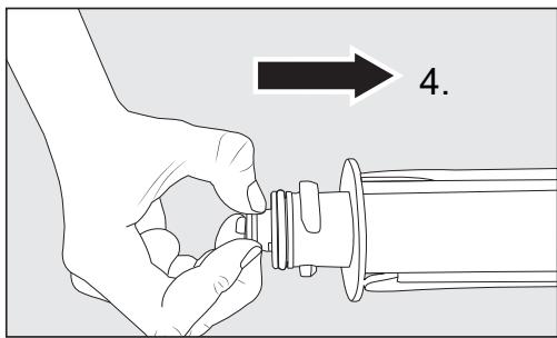 MIELE KF 2912 Vi - Cleaning the water filter (IntensiveClear 2.0 mesh filter) (see "Optional accessories") - 4