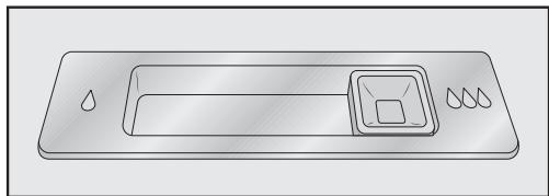 MIELE KF 2912 Vi - Position of the moisture regulator  = slightly increased humidity - 1