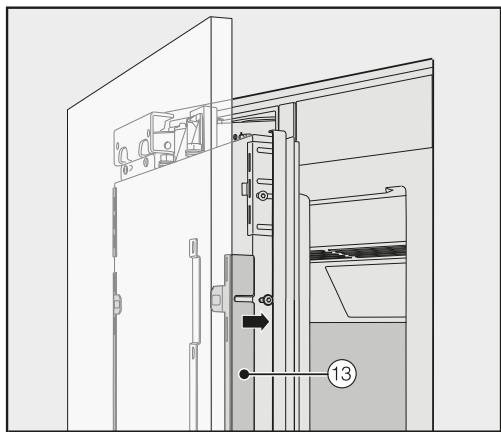 MIELE KF 2912 Vi - Preparing the cabinet fronts - 13