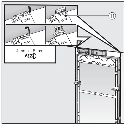 MIELE KF 2912 Vi - Aligning the refrigeration appliance - 9