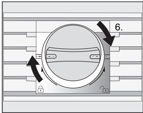 MIELE F 2412 Vi - Cleaning the water filter (Intensive Clear 2.0 mesh filter) (see "Optional accessories") - 6