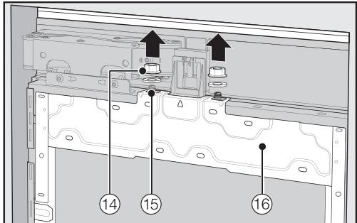 MIELE F 2412 Vi - Preparing the cabinet fronts - 4
