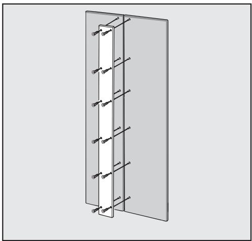 MIELE F 2412 Vi - Preparing the cabinet fronts - 5