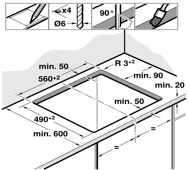 SIEMENS PQ211KA00  -  PQ521KA00 - Meubel voorbereiden - 1