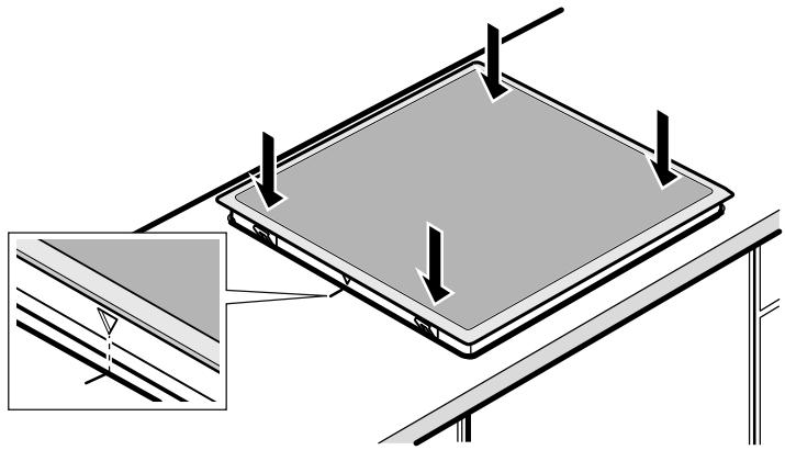 SIEMENS PQ211KA00  -  PQ521KA00 - Markeringen kookplaatomlijing en uitsnijding uutilijnen - 1