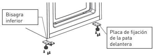 VALBERG CNF 270 F W625C  -  CNF 270 F W625C2 - AVISO: Cuando retire la puerta, procure que la arandela situada entre la bisagra central y la parte inferior de la puerta del congelador no se pierda. - 4