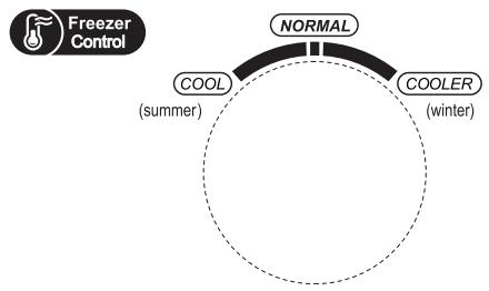 VALBERG CNF 270 F W625C  -  CNF 270 F W625C2 - Temperature control of the freezer compartment - 1
