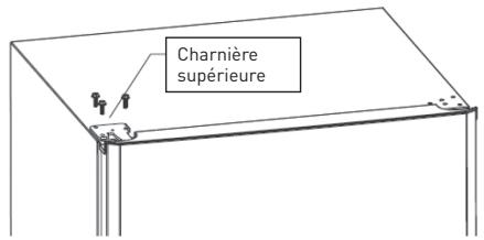 VALBERG CNF 270 F W625C  -  CNF 270 F W625C2 - REMARQUE : Lorsque vous retirez la porte, voirlez à ce que la rondelle située entre la charnière centrale et le bas de la porte du congélateur ne se perde pas. - 6