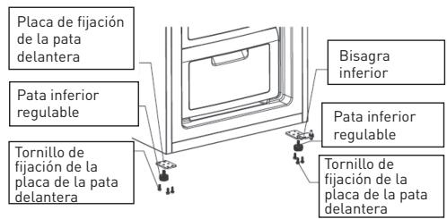 VALBERG CNF 270 F W625C  -  CNF 270 F W625C2 - AVISO: Cuando retire la puerta, procure que la arandela situada entre la bisagra central y la parte inferior de la puerta del congelador no se pierda. - 3