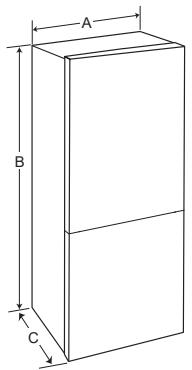 LG GCD5711PS  -  GCD5711PS - Dimensions and Clearances - 1