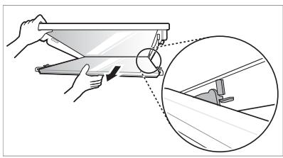 LG GCD5711PS  -  GCD5711PS - Remontage du couvercle du bac à légumes - 1