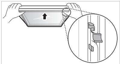 LG GCD5711PS  -  GCD5711PS - Refitting the Crisper Cover - 2