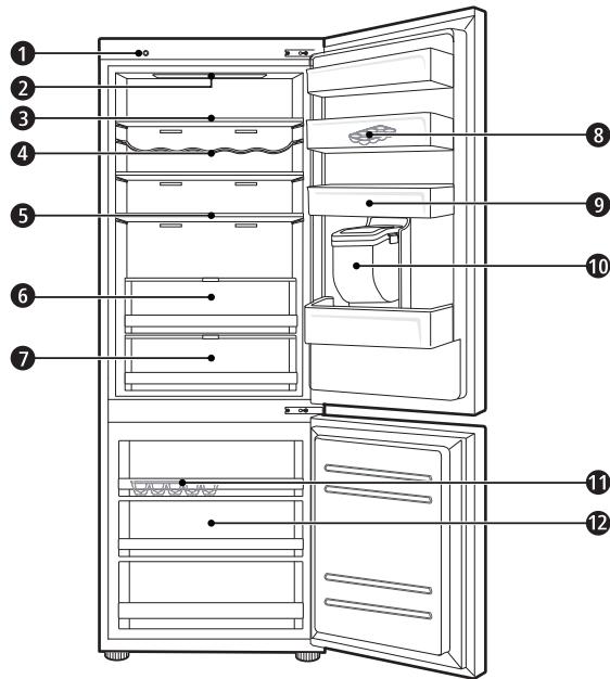 LG GCD5711PS  -  GCD5711PS - Pièces et fonctions - 1