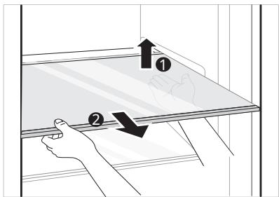 LG GCD5711PS  -  GCD5711PS - Retrait de l'étagère du réfrigérateur - 1