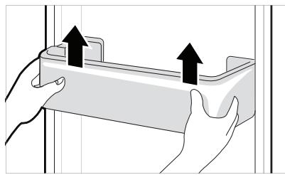LG GCD5711PS  -  GCD5711PS - Cleaning the Door Basket Removing the Fridge Door Basket - 1