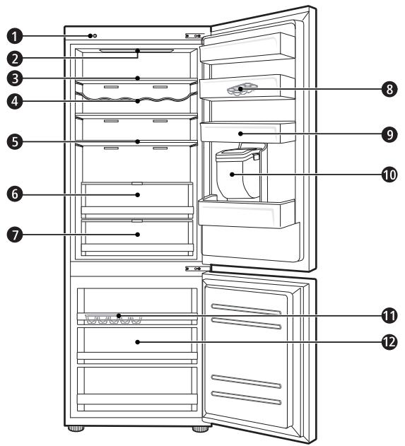 LG GCD5711PS  -  GCD5711PS - Parts and Functions - 1