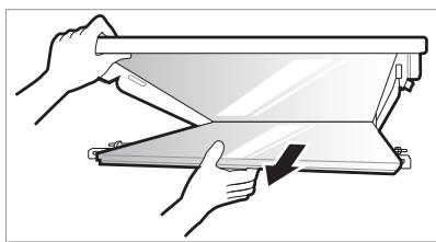 LG GCD5711PS  -  GCD5711PS - Cleaning the Crisper Cover Removing the Crisper Cover - 2