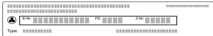 BALAY 3CG4172X0 - E number and FD number - 1