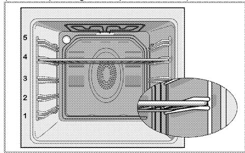 BEKO BIE25300X - Rack positions (For models with wire shelf) - 1