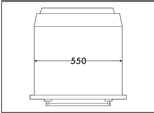 SMEG SOP6102TN - Dimensions hors tout de l'appareil (mm) - 3