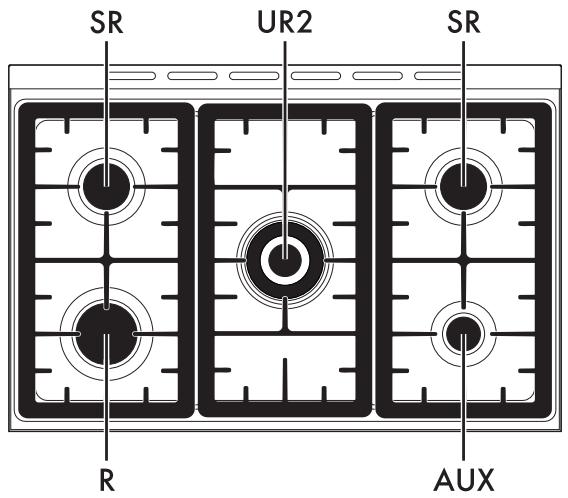 SMEG B901GMXI9 - Cooking hob - 1