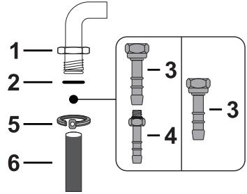 SMEG B901GMXI9 - Connection with a rubber hose - 4