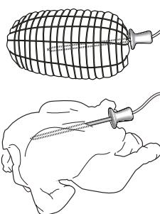 WHIRLPOOL AKZ 6290/IX - Utilisation de la SONDE à VIANDE (le cas échéant) - 1