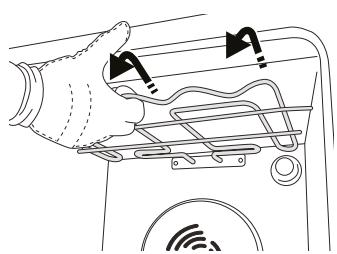 WHIRLPOOL AKZ 6290/IX - Abaisse l'élément chauffant supérieur - 2