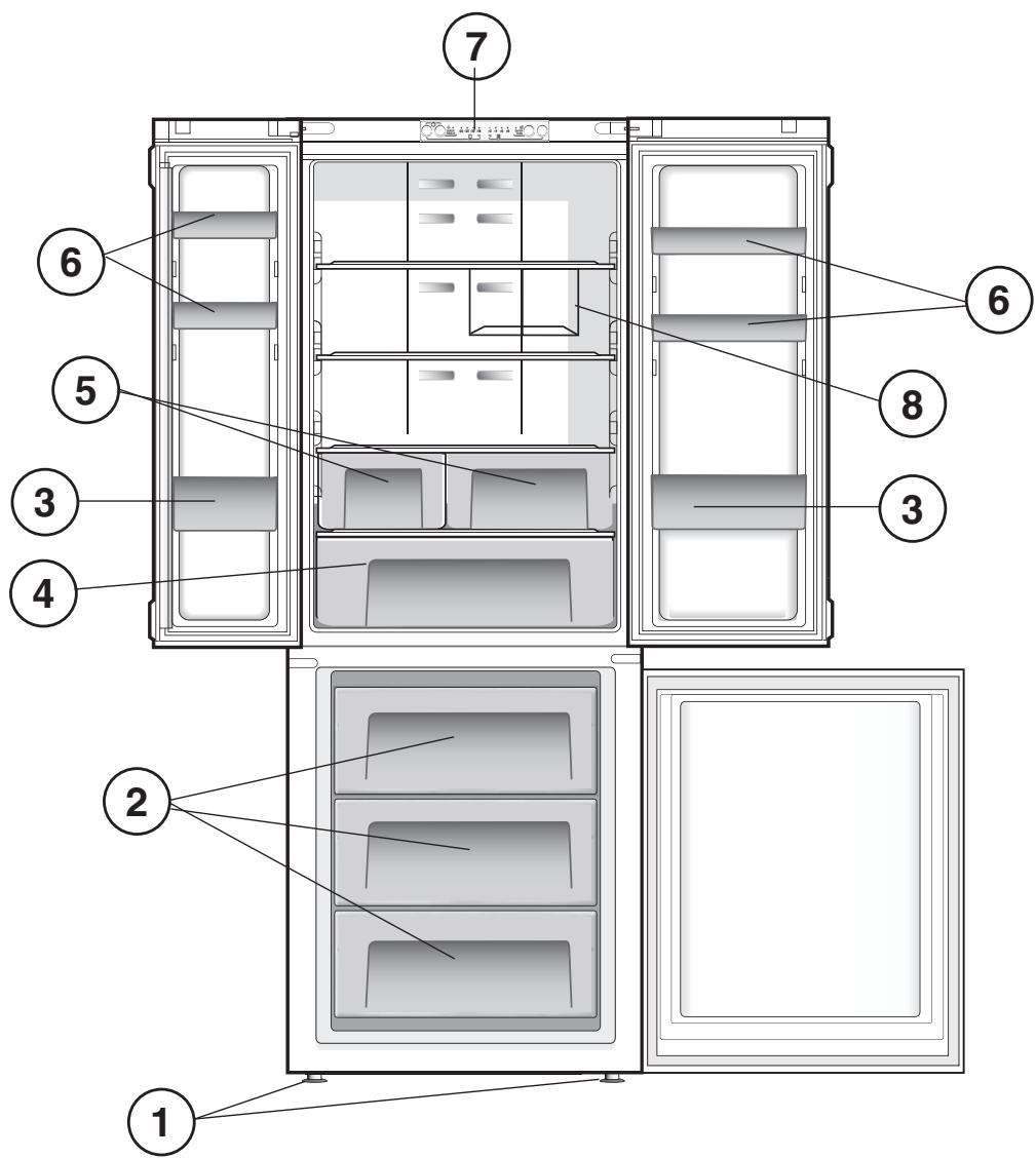 HOTPOINT E3D AAA X  -  E3D AAA X - Geräteansicht - 1