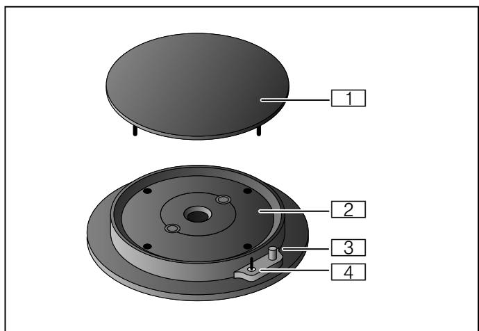 GAGGENAU VG231220  -  VG231220 - Einzelteile der Brenner - 1