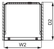 AEG SFB688F1AS - SFB688F1AF - Dimensions - 3
