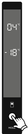 AEG RCB646E3MB - RCB646E3MX - RCB646E3MB - Cooler Temperature Settings - 1