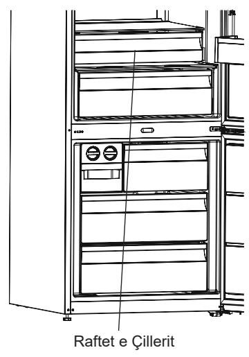 AEG RCB646E3MB - RCB646E3MX - RCB646E3MB - Heqja e raftit te cillerit - 1
