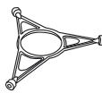 WHIRLPOOL CMCP 34R9/BL - Support du plateau tournant - 1
