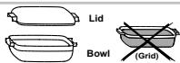 WHIRLPOOL CMCP 34R9/BL - Pour cuire des pâtes (P1) ou du riz (P2): - 1