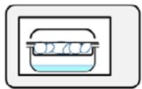 WHIRLPOOL CMCP 34R9/BL - Pour cuire des légumes ou du poisson (p3-p8): - 4
