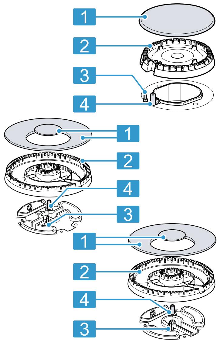 GAGGENAU CG261210  -  CG261210 - Bruciatore - 1
