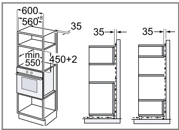 SIEMENS CM485AGB0 - Installation dans un meuble haut - 1