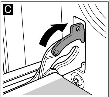 SIEMENS HX5P00D50 - Accrocher la porte - 3