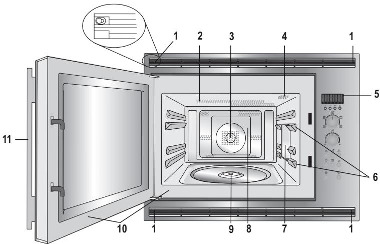 ZANUSSI ZBC40440XA - APPLIANCE OVERVIEW MICROWAVE OVEN & ACCESSORIES - 1