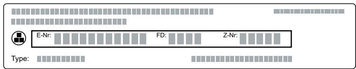 GAGGENAU VP414111  -  VP414115 -  VP414111 - E-nummer en FD-nummer - 1
