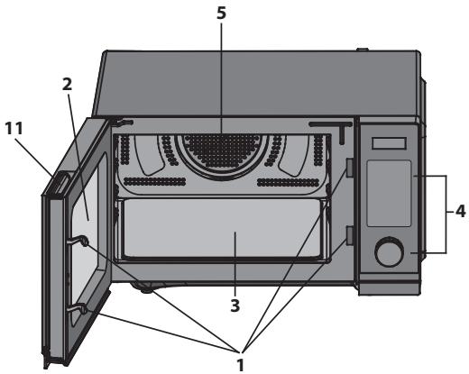 SHARP YC-GC52FE-B  -  YC-GC52FE-B - OVEN EN TOEBEHOREN - 1